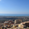 View of the Mediterranean Sea from Agrigento