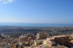 View of the Mediterranean Sea from Agrigento